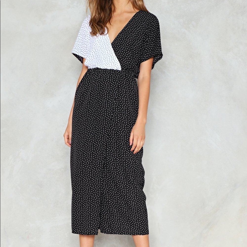 Nasty Gal Polka Dot Dress